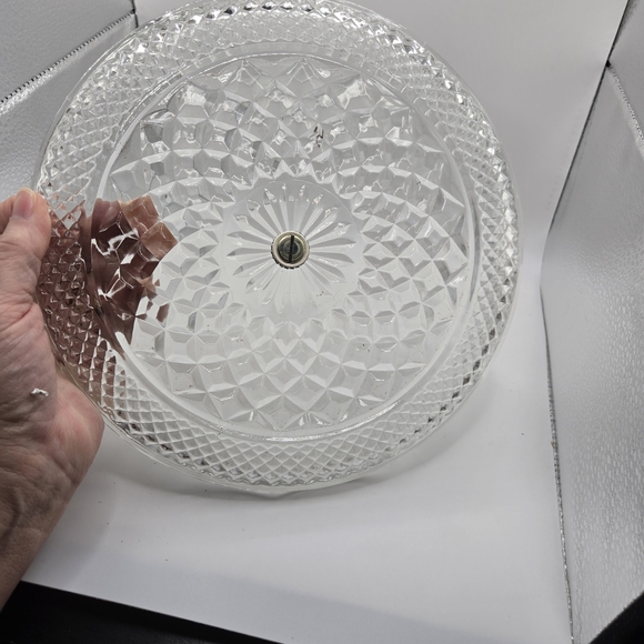 Anchor Hocking Wexford Printed Glassware Serving Tray - Picture 3 of 6